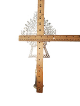 Load image into Gallery viewer, Handmade Ethiopian Orthodox Nickel Processional Cross: Religious Home Decor
