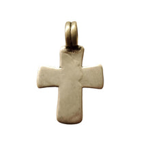 Load image into Gallery viewer, Antique Ethiopian Coptic Cross Pendant: Maria Theresa Silver Coin, Handmade
