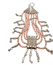 Load image into Gallery viewer, Antique Massive Yemenite Silver Islamic Filigree Multi-strand Beads Necklace ethnic Jewelry circa 1910s
