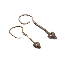 Load image into Gallery viewer, Vintage Silver Tuareg Dangle Earrings: Moroccan Tribal Jewelry
