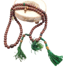 Load image into Gallery viewer, Antique Ethiopian Prayer Beads Tasbih: African Trade Beads, 24''
