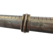 Load image into Gallery viewer, Antique Silver Ethiopian Wedding Ring: Tribal Jewelry Size 5
