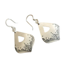 Load image into Gallery viewer, Berber Sterling Silver Dangle Earrings: Moroccan Filigree Jewelry
