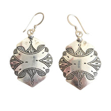 Load image into Gallery viewer, Berber Sterling Silver Dangle Earrings: Moroccan Filigree Jewelry
