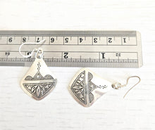 Load image into Gallery viewer, Moroccan Berber Sterling Silver Dangle Earrings: Filigree 925
