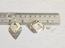 Load image into Gallery viewer, Berber Sterling Silver Dangle Earrings: Moroccan Filigree 925
