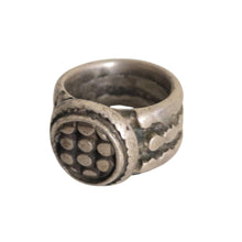 Load image into Gallery viewer, Antique Silver Ethiopian Tribal Ring, Size 5
