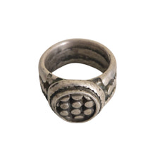 Load image into Gallery viewer, Antique Silver Ethiopian Tribal Ring, Size 5
