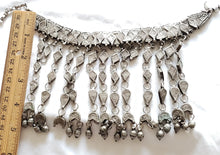 Load image into Gallery viewer, Antique Bawsani Silver granulated Dangled Beads Necklace circa 1910s,Hand Crafted Silver,Pendants Necklace,Ethnic Jewelry,Tribal Jewelry

