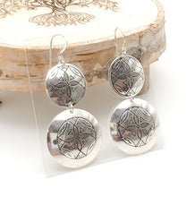 Load image into Gallery viewer, Moroccan Berber Filigree Sterling Silver Dangle Earrings silver 925,Berber Jewelry,sliver Earrings,Dangle &amp; Drop
