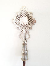 Load image into Gallery viewer, Ethiopian Orthodox Church processional cross Coptic Nickel cross,Crucifixes &amp; Crosses,Handmade Cross,Religious Home Décor
