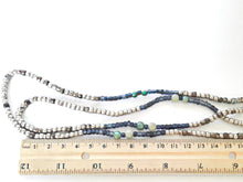 Load image into Gallery viewer, Antique Ethiopian strand of medium Heishi Silver Beads,Hand Crafted Silver,Ethnic Jewelry,Tribal Jewelry,
