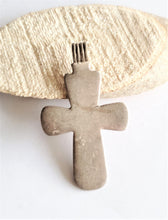 Load image into Gallery viewer, Antique Ethiopian Coptic Christian Cross Pendant Maria Theresa coin
