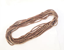 Load image into Gallery viewer, Antique Ethiopian 1 strand of Brass Heishi Anklet 1930s,collectible Brass,Ethnic Brass Beads ,Jewelry Supplies Beads
