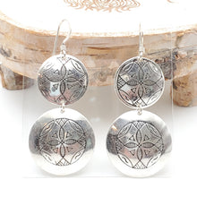 Load image into Gallery viewer, Moroccan Berber Filigree Sterling Silver Dangle Earrings silver 925,Berber Jewelry,sliver Earrings,Dangle &amp; Drop
