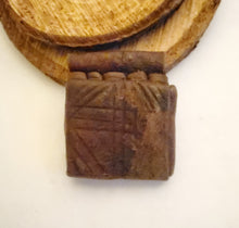 Load image into Gallery viewer, 1 Old Ethiopian Leather Healing Scroll Protection Amulet large size Kitabe,religious pendant,Ethiopian Amulet,Leather,Manuscripts Scroll
