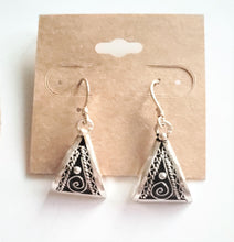 Load image into Gallery viewer, Moroccan Berber Filigree Sterling Silver Dangle Earrings silver 925,Berber Jewelry,sliver Earrings,Dangle &amp; Drop Earrings,
