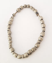Load image into Gallery viewer, Antique Ethiopian 11''strand of silver Heishi Anklet 1930s ,collectible silver,Ethnic silver Beads ,Jewelry Supplies Beads
