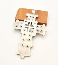 Load image into Gallery viewer, Ethiopian Christian 925 silver Coptic cross pendant ,silver cross, religious cross, Ethiopian Cross, Coptic Cross, ethiopian Silver
