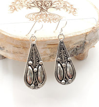 Load image into Gallery viewer, Moroccan Berber Filigree Sterling Silver Dangle Earrings silver 925,Berber Jewelry,sliver Earrings,Dangle &amp; Drop
