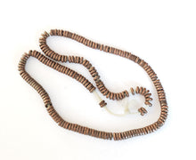Load image into Gallery viewer, Antique Ethiopian strand of Brass Heishi Anklet 1930s
