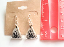 Load image into Gallery viewer, Moroccan Berber Filigree Sterling Silver Dangle Earrings silver 925,Berber Jewelry,sliver Earrings,Dangle &amp; Drop Earrings,
