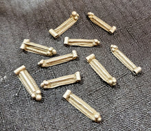 Load image into Gallery viewer, 10 Old Ethiopian Telsum Silver Phallic Pendants beads,Ethiopian Beads,Hand Crafted, Ethiopian Telsum,african Silver, ethiopian jewelry
