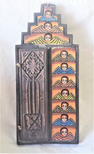 Load image into Gallery viewer, Ethiopian Hand Painted Coptic Christian 15''Wooden Altar Icon Art Decor,African ,Art Décor,Home Décor, religious art
