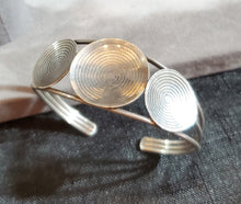 Load image into Gallery viewer, Antique Silver Moroccan traditional Berber spiral Bracelet Ethnic Tribal, ethnic tribal, tribal bracelets,Moroccan jewelry, ethnic jewelry
