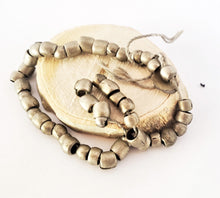 Load image into Gallery viewer, Antique Ethiopian strand of silver Heishi Anklet 1930s,ethiopian Silver,Fashion Anklets, vintage heishi, Silver Antiques,,ethiopian anklet,
