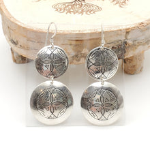 Load image into Gallery viewer, Moroccan Berber Filigree Sterling Silver Dangle Earrings silver 925,Berber Jewelry,sliver Earrings,Dangle &amp; Drop
