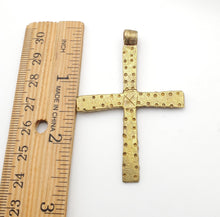 Load image into Gallery viewer, Ethiopian Christian handmade Brass cross pendant cross,religious cross,Ethiopian Cross,Coptic Cross,Coptic ethiopian bronze
