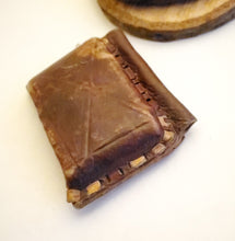 Load image into Gallery viewer, 1 Old Ethiopian Leather Healing Scroll Protection Amulet large size Kitabe,religious pendant,Ethiopian Amulet,Leather,Manuscripts Scroll
