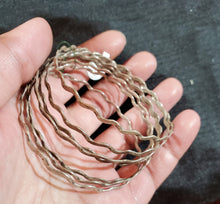 Load image into Gallery viewer, Antique Silver Moroccan Berber bangle 7 Bracelet ethnic tribal, tribal bracelets,Moroccan jewelry, ethnic jewelry, Tuareg bracelets
