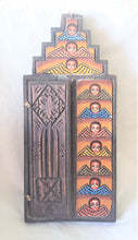 Load image into Gallery viewer, Ethiopian Hand Painted Coptic Christian 15''Wooden Altar Icon Art Decor,African ,Art Décor,Home Décor, religious art
