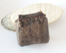 Load image into Gallery viewer, Old Ethiopian Leather Healing Scroll Amulet Kitabe,African,religious art,mens leather Amulet,Ethiopian leather Pendant
