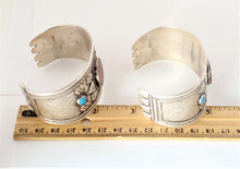 Load image into Gallery viewer, Antique Silver Bracelet Goldwashed Turkoman Tekke, Central Asia jewelry, Tribal Jewelry, Turkmen Bracelets, tribal bracelets, ethnic jewelry
