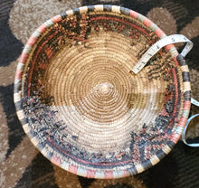 Load image into Gallery viewer, Ethiopian decorative basket handwoven basket large basket, African Art, Décor Baskets,bread basket,Ethiopian Basket

