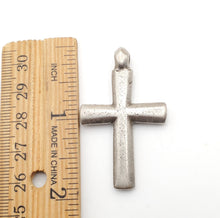 Load image into Gallery viewer, Antique Ethiopian Christian silver cross pendant,Amulet pendant,Genuine old neckcross,Good silver,Boho jewelry
