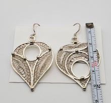 Load image into Gallery viewer, Moroccan Berber Filigree Sterling Silver Dangle Earrings silver 925,Berber Jewelry,sliver Earrings,Dangle &amp; Drop Earrings,
