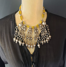 Load image into Gallery viewer, Antique Ethiopian silver wedding granulate fillegrain Argobba necklace 20th,African Necklace,Tribal Jewelry,Royal Jewels,Ethiopian necklace
