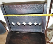 Load image into Gallery viewer, African elegant decorated chair from the Oromo people in Ethiopia Early 1900s,African ,Art Décor,Home Décor, religious art
