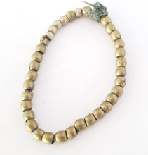 Load image into Gallery viewer, Antique Ethiopian 11''strand of silver Heishi Anklet 1930s ,collectible silver,Ethnic silver Beads ,Jewelry Supplies Beads
