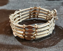 Load image into Gallery viewer, Antique Silver Moroccan Berber Bracelet Ethnic Tribal, ethnic tribal, tribal bracelets,Moroccan jewelry, ethnic jewelry, Tuareg bracelets
