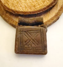 Load image into Gallery viewer, 1 Old Ethiopian Leather Healing Scroll Protection Amulet large size Kitabe,religious pendant,Ethiopian Amulet,Leather,Manuscripts Scroll
