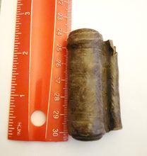 Load image into Gallery viewer, 1 Old Ethiopian Leather Healing Scroll Protection Amulet large size Kitabe,religious pendant,Ethiopian Amulet,Leather,Manuscripts Scroll
