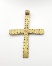 Load image into Gallery viewer, Ethiopian Christian handmade Brass cross pendant cross,religious cross,Ethiopian Cross,Coptic Cross,Coptic ethiopian bronze
