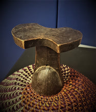 Load image into Gallery viewer, Antique Ethiopian Tribal Hand carved Headrest African Art Decor,African ,Art Décor,Home Décor, religious art

