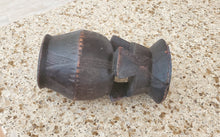 Load image into Gallery viewer, Ethiopian Sculptural Early 20th Century Finely Carved Wood Cup ,African Art Décor,Hand-Carved Wood,Ethiopian Furniture,carved cup
