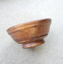 Load image into Gallery viewer, Moroccan Berber Vintage mid-century hand carved Bowl ,African Art Décor ,Moroccan Décor, religious art,Antique Wood Bowl,Berber Carved Wood
